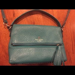 Teal Kate Spade Crossbody handbag